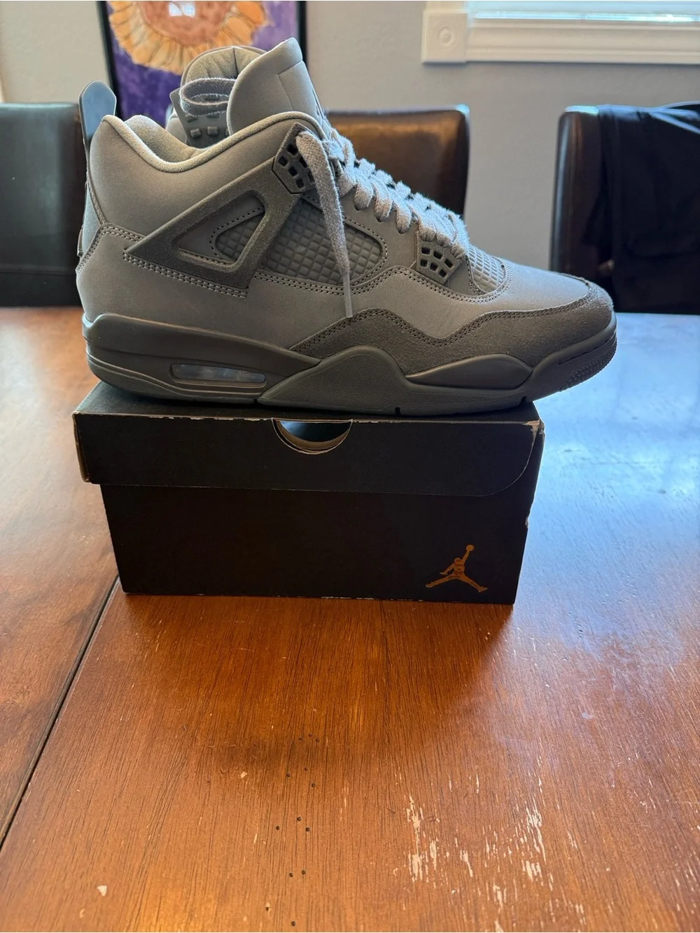 Jordan Retro High-Top Sneakers in Grey